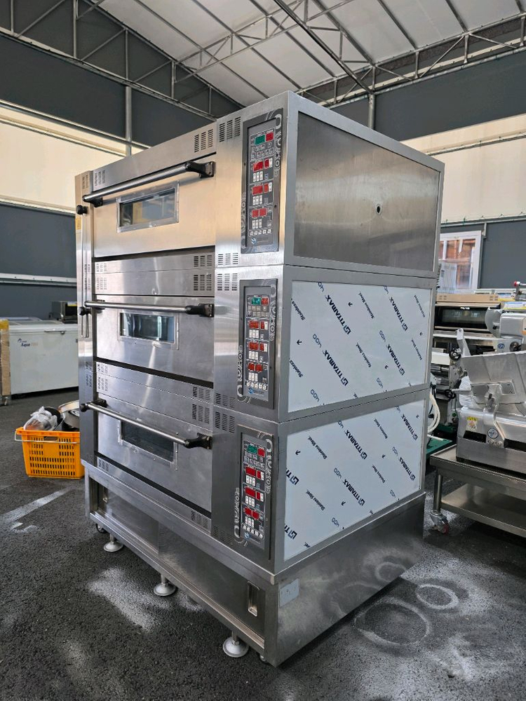 성동 세이커 데크오븐 2매 3단(2단 돌+스팀) 이미지