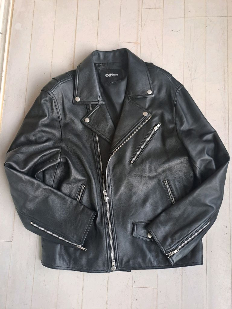 도프제이슨의 멋진 램스킨 라이더 자켓 이미지