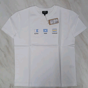 [미사용 새상품 남여공용] A.P.C 아페세 반팔 티셔츠 L 사이즈 (아미 꼼데가르송 폴로 랄프로렌 US폴로) 이미지