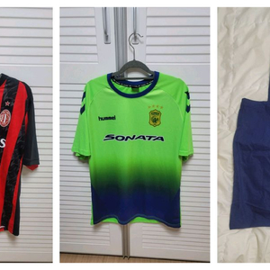 3개일괄)새상품)축구티셔츠,유니폼(AC밀란, 전북현대),토트넘굿즈 에코백 이미지