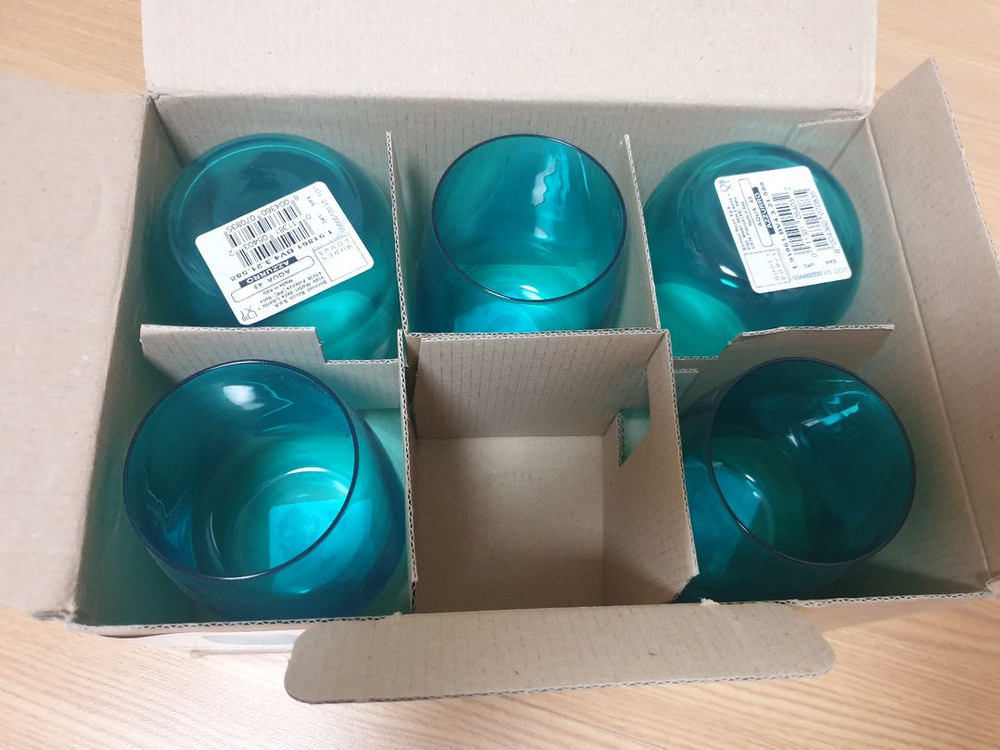 유리컵 5개세트 이미지