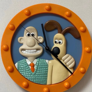 윌레스와 그로밋 캐릭터 벽시계 이미지