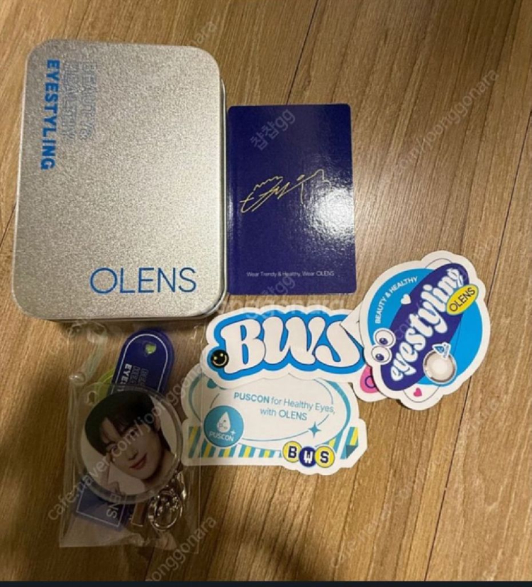 변우석 O렌즈 미공개 포토카드+키링+스티커+틴케이스 이미지