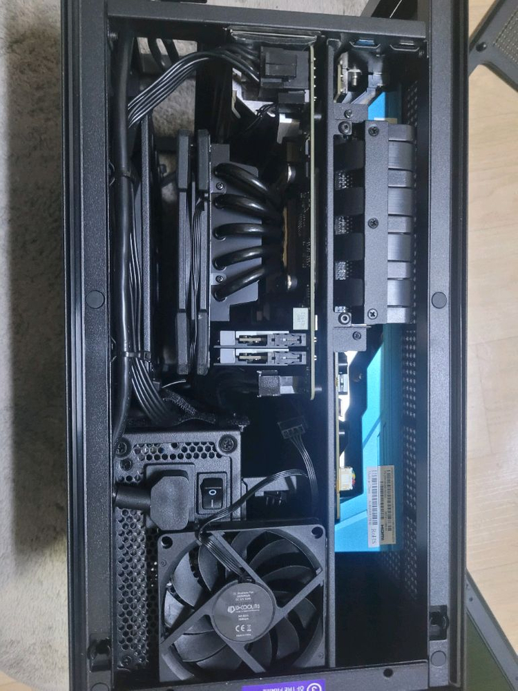 윈11 최고의 고가부품 nzxt h1 미니itx pc 와이파이 가능 게임 이미지