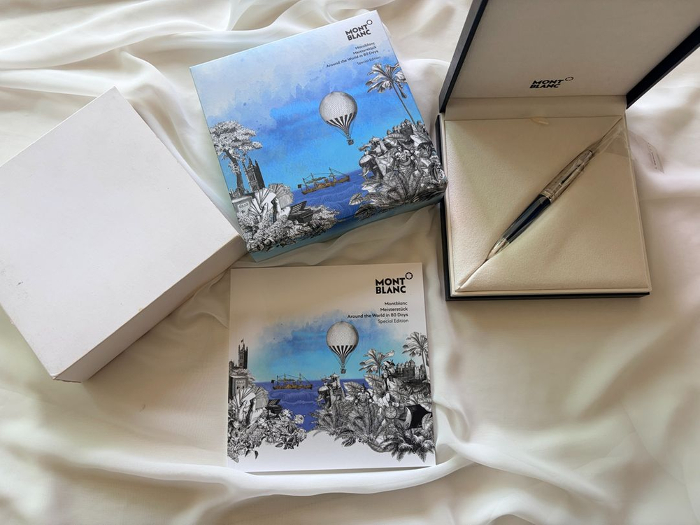 몽블랑 80일간의 세계일주 솔리테어 듀에 만년필(M) 이미지