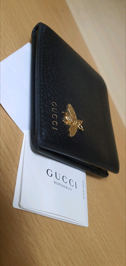 구찌 꿀벌 반지갑 정품A급(감정O)구찌프라다루이비통디올고야드샤넬셀린느보테가생로랑발렌시아가버버리가방 이미지