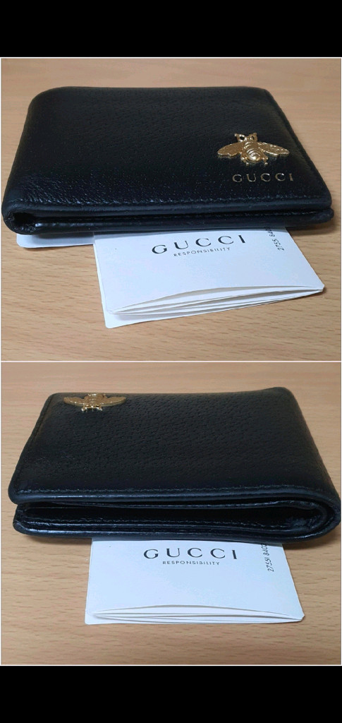 구찌 꿀벌 반지갑 정품A급(감정O)구찌프라다루이비통디올고야드샤넬셀린느보테가생로랑발렌시아가버버리가방 이미지