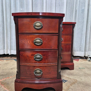 USA 엔틱 원목 3D 서랍 협탁 이미지