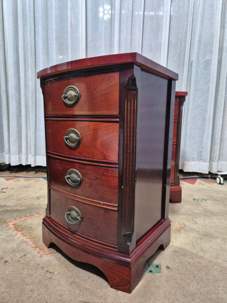 USA 엔틱 원목 3D 서랍 협탁 이미지