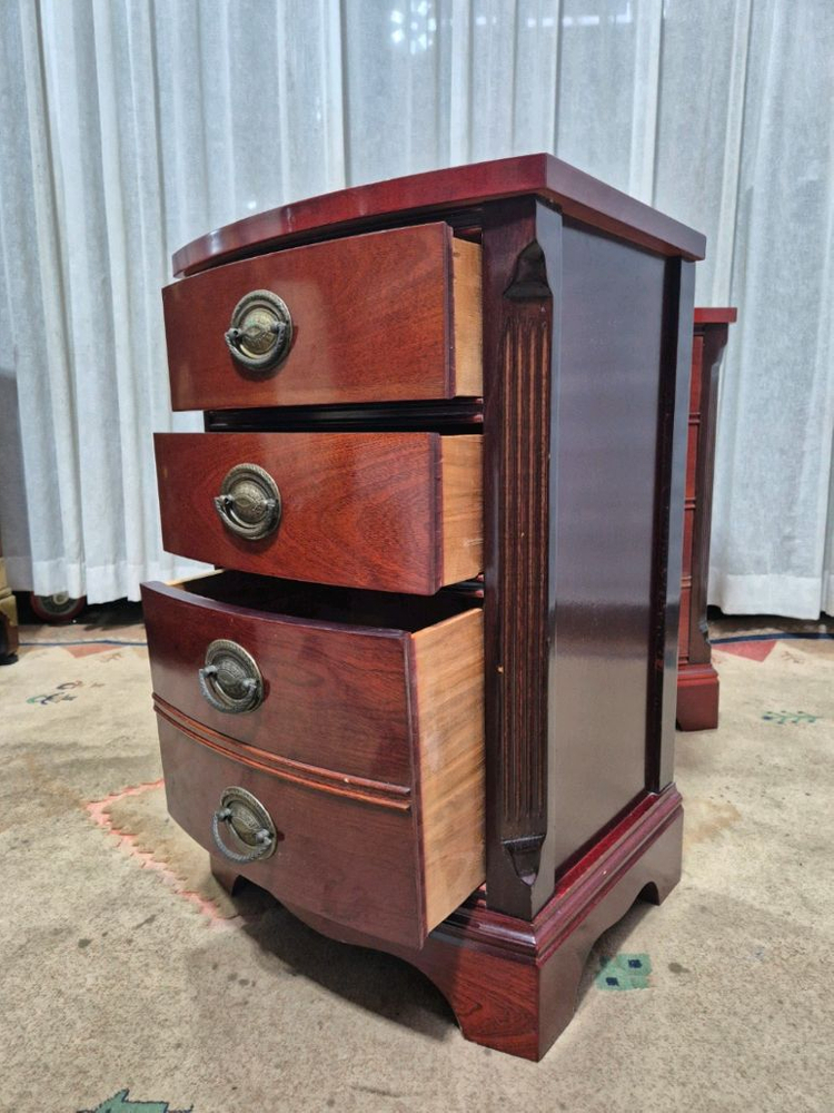 USA 엔틱 원목 3D 서랍 협탁 이미지