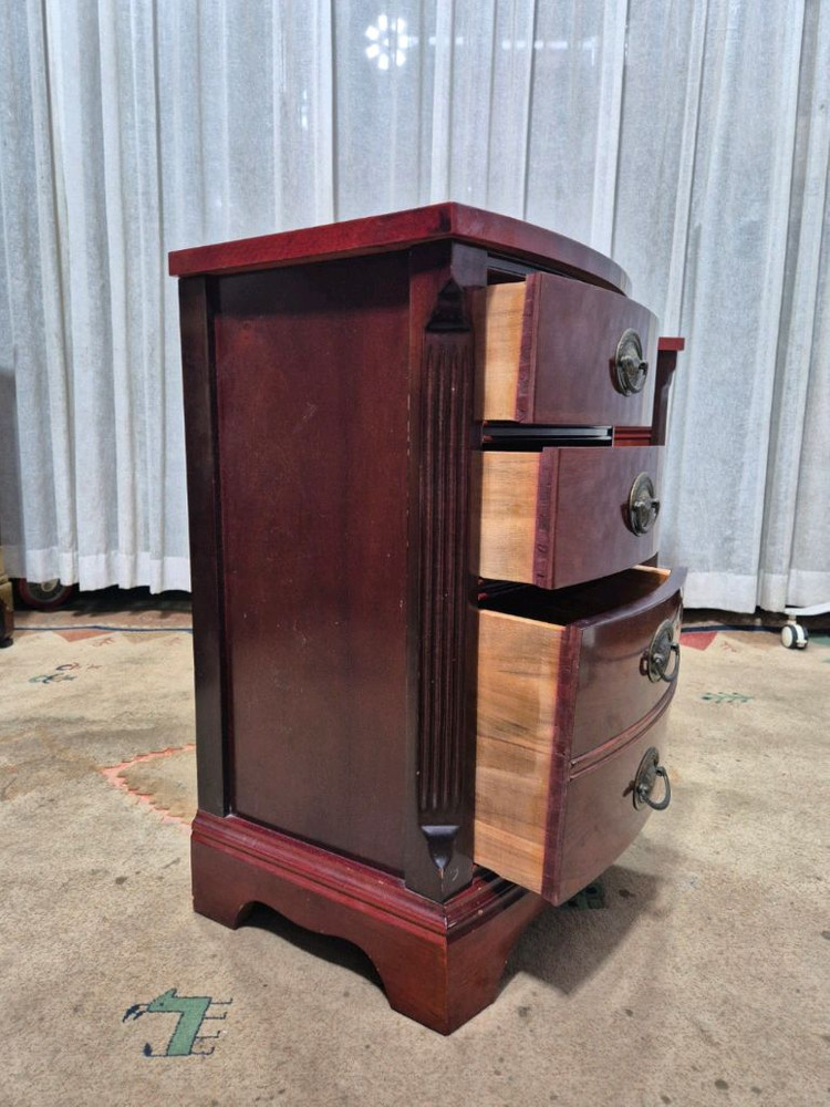 USA 엔틱 원목 3D 서랍 협탁 이미지