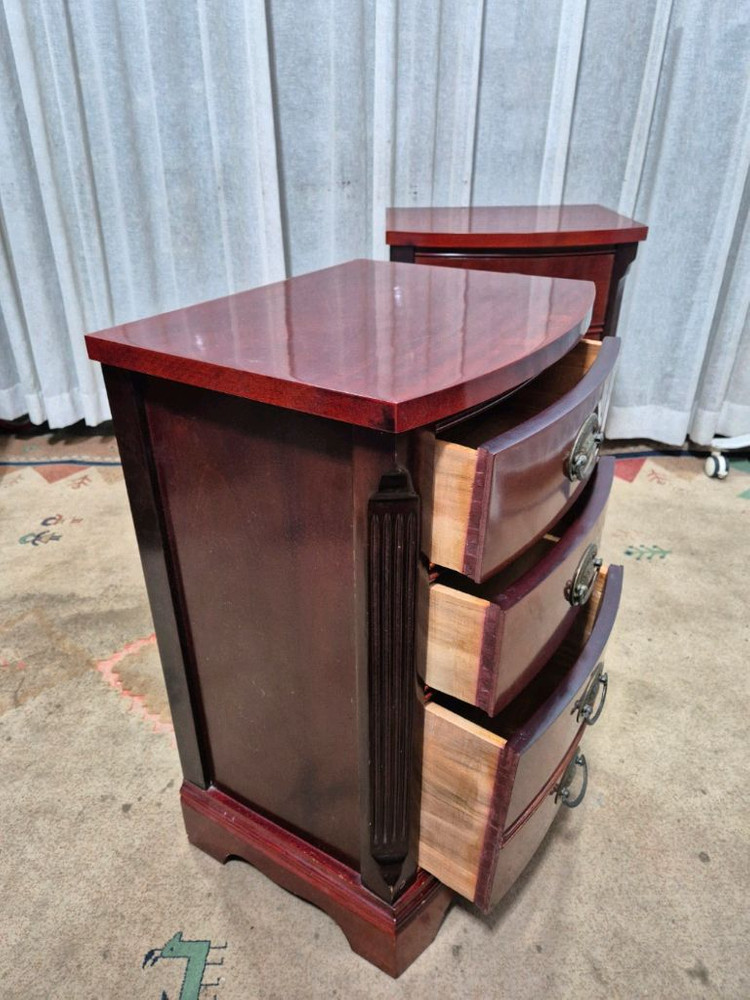 USA 엔틱 원목 3D 서랍 협탁 이미지