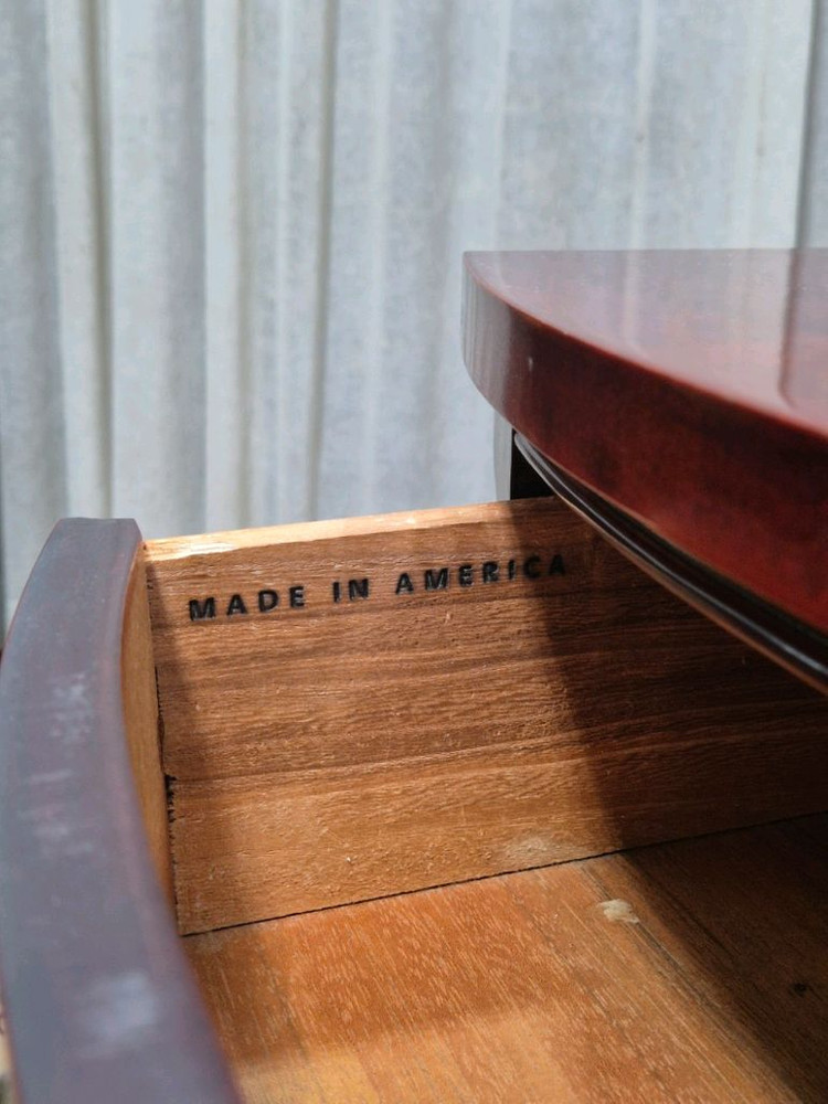 USA 엔틱 원목 3D 서랍 협탁 이미지