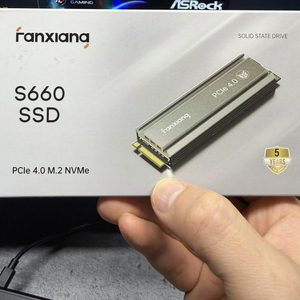 Fanxiang s660 NVMe SSD 2tb 방열판 ps5용 굳 이미지