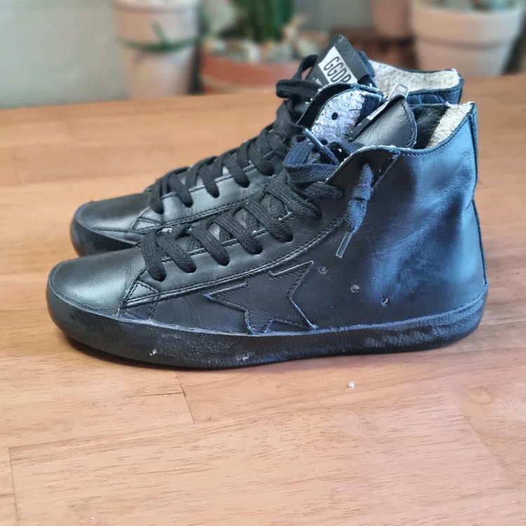 새상품 225-230(35) 정품 골든구스 하이탑스니커즈 이미지