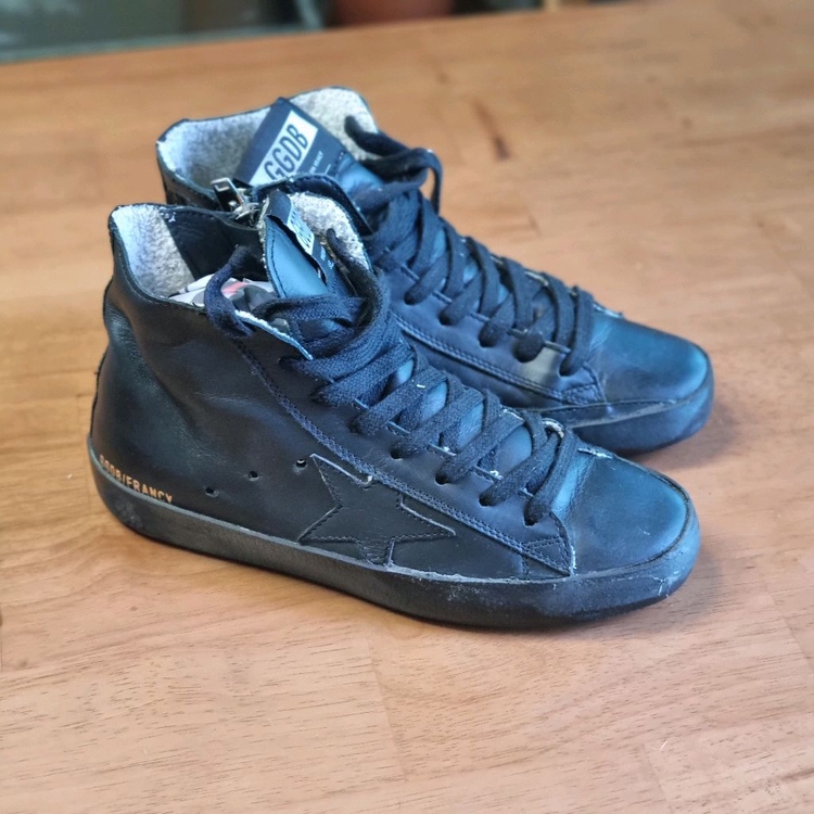 새상품 225-230(35) 정품 골든구스 하이탑스니커즈 이미지