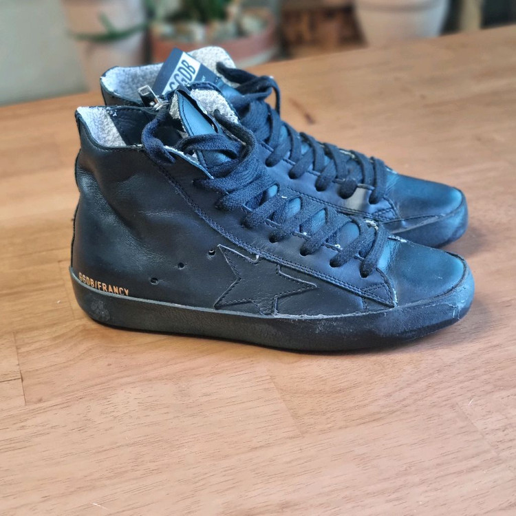 새상품 225-230(35) 정품 골든구스 하이탑스니커즈 이미지