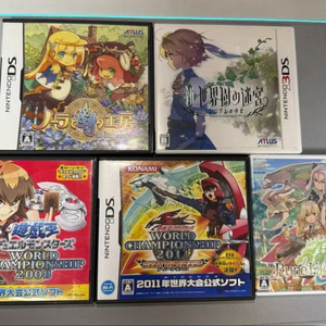 닌텐도 ds,3ds 일판 칩 일콸 판매 (유희왕,신세계수,노라와시간의공방.. 이미지