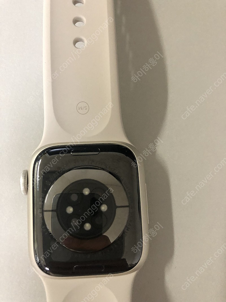 애플워치7 gps 셀룰러 모델 41mm 스타라이트 판매 이미지