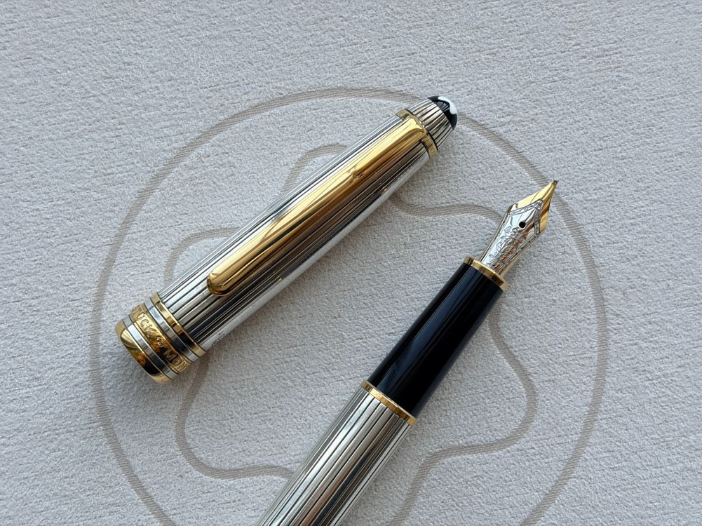 몽블랑 1448 솔리테어 스털링 실버 만년필(M) 이미지