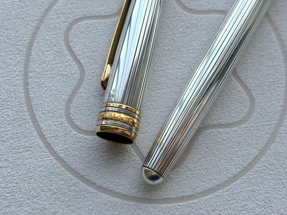 몽블랑 1448 솔리테어 스털링 실버 만년필(M) 이미지