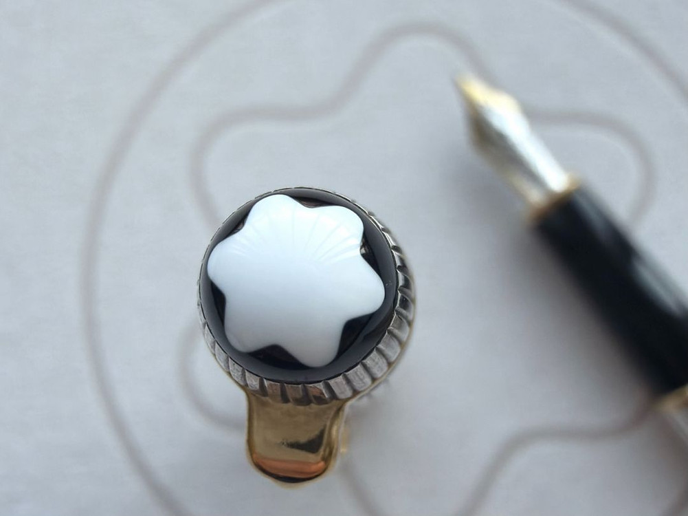 몽블랑 1448 솔리테어 스털링 실버 만년필(M) 이미지