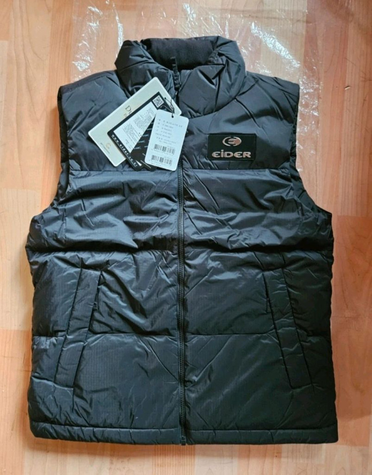 (새제품) 아이더 패딩 베스트 조끼패딩 공용 블랙(S) 이미지