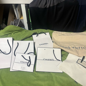 명품 브랜드 쇼핑백 세트 이미지