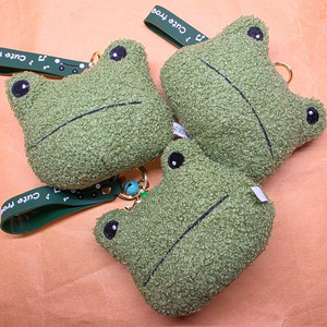 인형 키링) 개구리 동전지갑 파우치 새상품 이미지