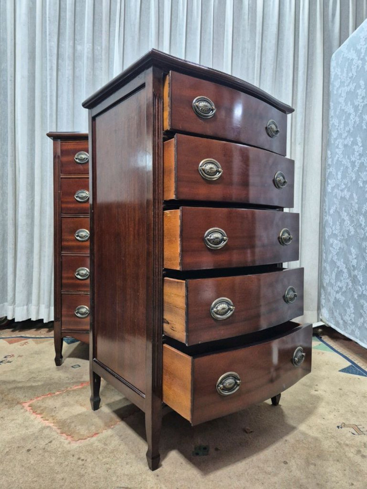 USA 엔틱 원목 5D 서랍장 이미지