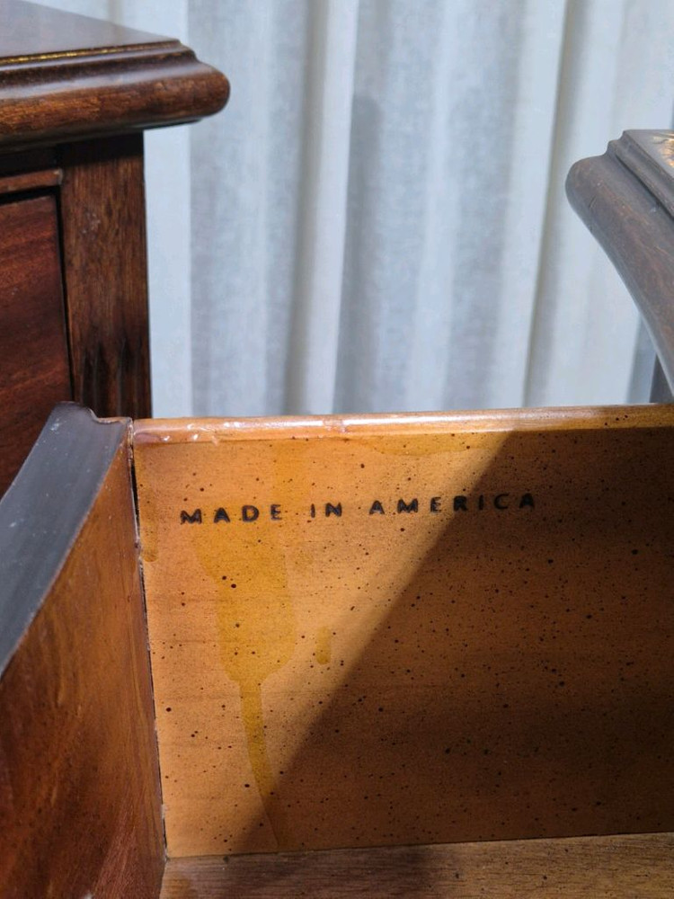 USA 엔틱 원목 5D 서랍장 이미지