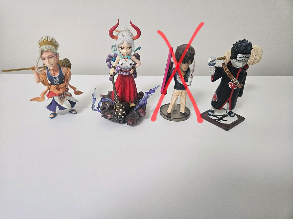 주술회전 원피스 나루토 블리치 디지몬 포켓몬 등 각종 레진과 월콜 몬코레 이미지