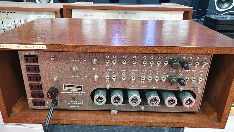 마란츠7K진공관프리앰프/초민트급/오리지날우드케이스 이미지