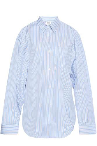 베트멍 꼼데가르송 오버핏 스트라이프 셔츠 블루 / S 이미지