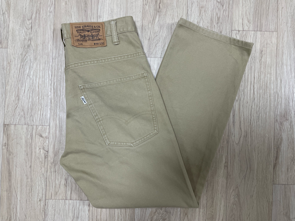 29~30) 00s 리바이스 재팬 519 베드포드 베이지 코튼팬츠(RRL&LVC&폴로) 이미지
