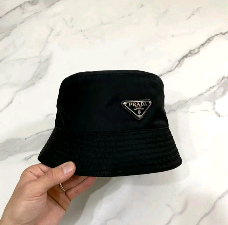 프라다 리나일론 버킷햇 모자 벙거지 2HC137 블랙 M사이즈 이미지