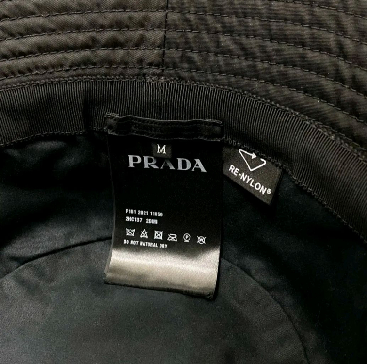 프라다 리나일론 버킷햇 모자 벙거지 2HC137 블랙 M사이즈 이미지