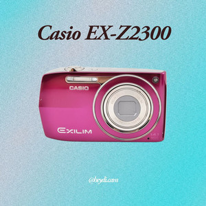 (로제, 모카, 아일릿) 카시오 엑슬림 z2300 로즈핑크 이미지