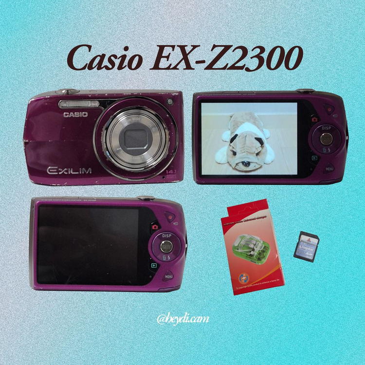 (로제, 모카, 아일릿) 카시오 엑슬림 z2300 로즈핑크 이미지