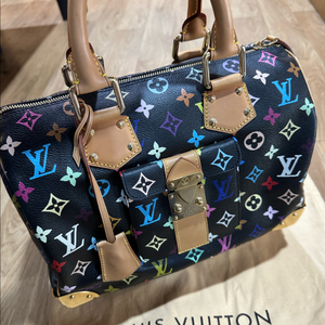 루이비통 멀티스피디30 블랙 토트백(새상품) 이미지