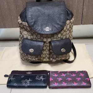 코치 COACH 여성 포켓 백팩/ 장지갑 등 이미지