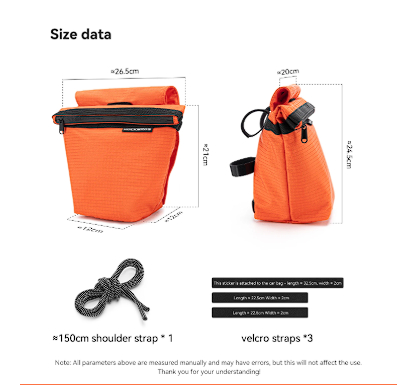 (새상품)락브로스 자전거 핸들바 가방 방수 크로스백 이미지