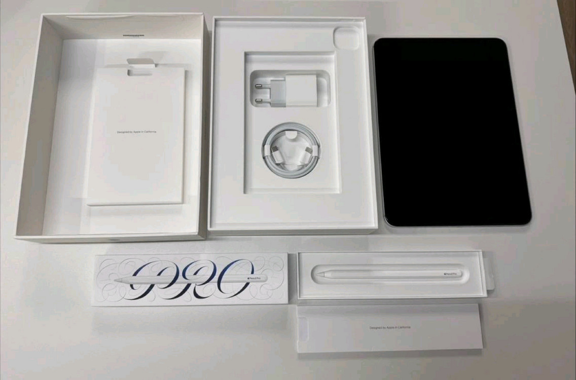 아이패드 프로 M4 11인치 셀룰러 512GB 실버 풀박스 + 애플펜슬 프로 이미지