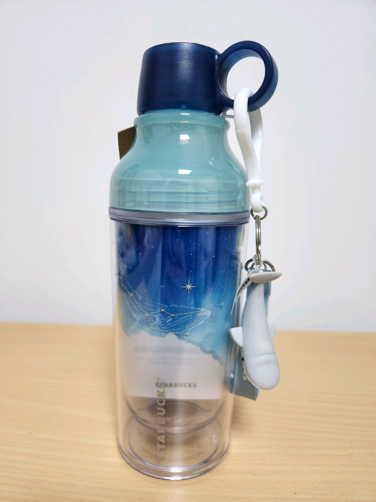 스타벅스 2018 여름 MD 별빛 고래자리 LED 워터보틀 (키링) 24,000원 이미지