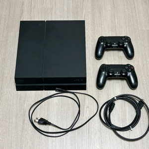 PS4 500GB 콘솔 슬림 본체 + 컨트롤러 2개 + 게임 8종 세트+메이크스틱 프로 이미지