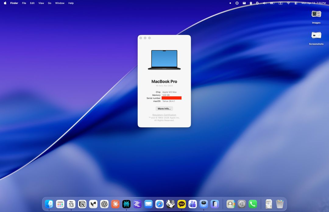 맥북프로 16 m3 max full cto applecare + 이미지