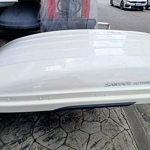 싼타페dm 코토일체형루프박스 화이트 중고 이미지