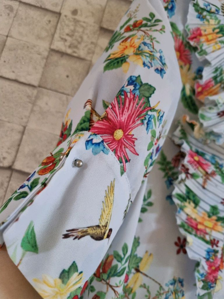 듀엘 불투명쉬폰 블라우스 이미지