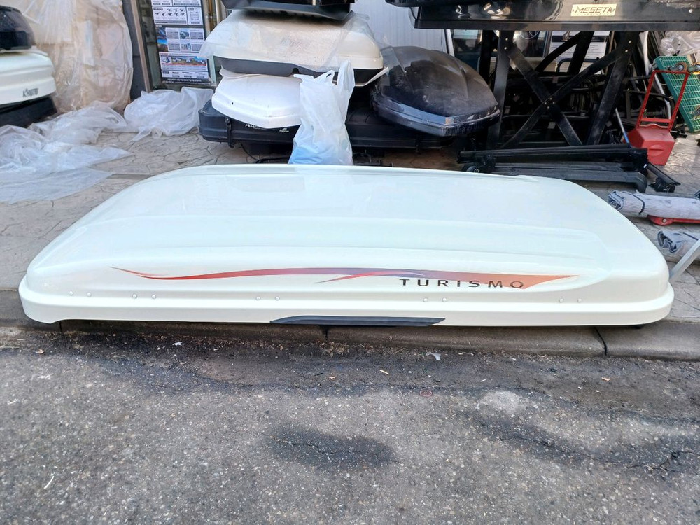 코란도투리스모 화이트 상태좋은 코토 일체형루프박스 이미지