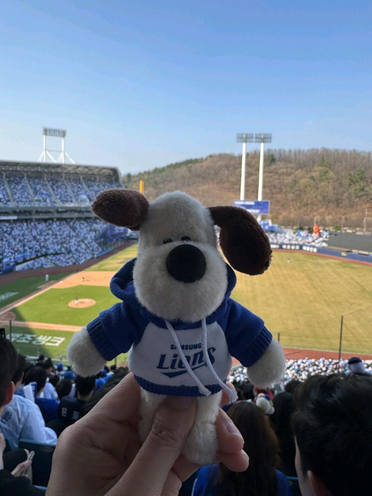 삼성라이온즈 카라비너 가방 키링 이미지